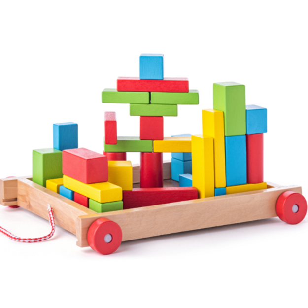Picture of Cart with blocks