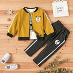 Poza cu Set 3 piese - Tricou + Pantaloni + Vestă „Polar bear”