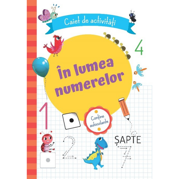 Poza cu În lumea numerelor (coține autocolante)