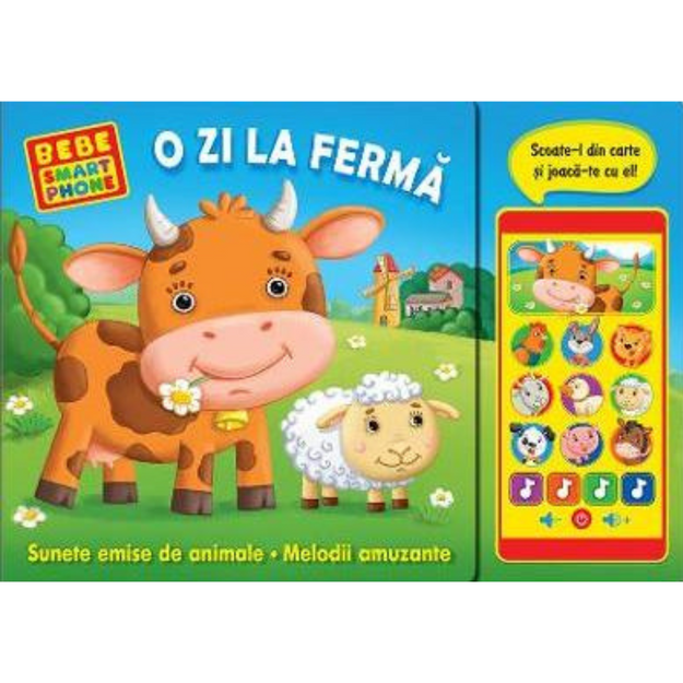 Poza cu O zi la fermă (Bebe smart phone - sunete emise de animale și melodii amuzante)