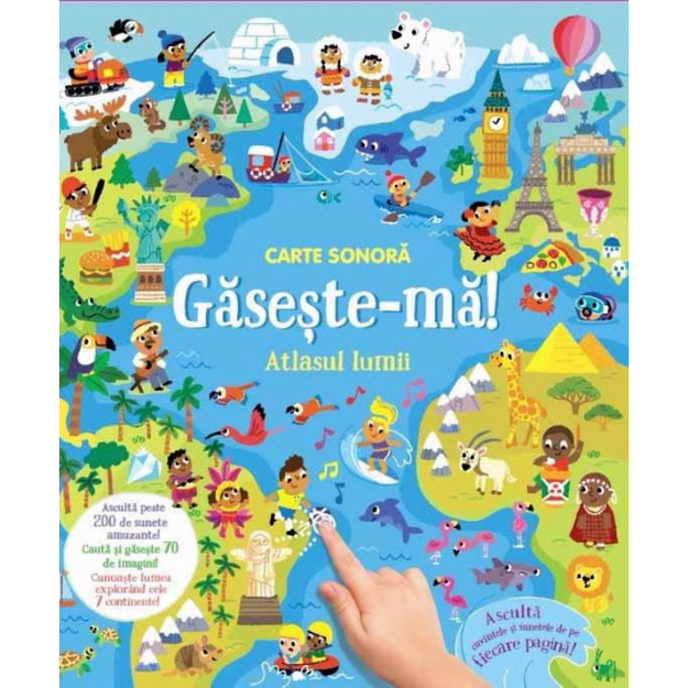 Poza cu Găsește-mă! Atlasul lumii. Carte sonoră.