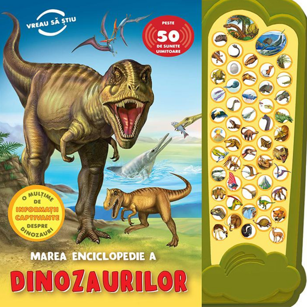 Poza cu Marea enciclopedie a dinozaurilor (cu sunete)