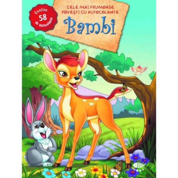 Poza cu Bambi (cele mai frumoase povești cu autocolante)
