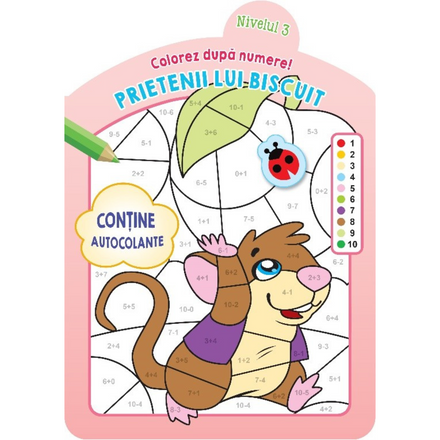 Picture of Prietenii lui Biscuit (colorează după numere)
