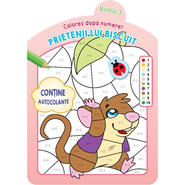 Poza cu Prietenii lui Biscuit (colorează după numere)