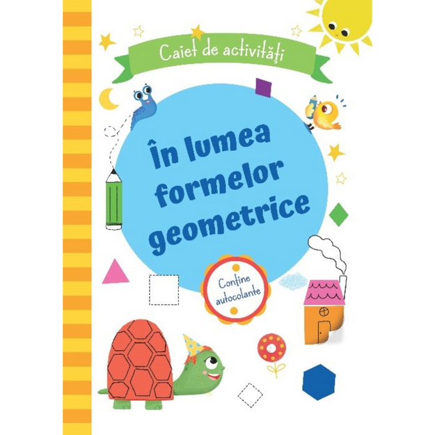 Poza cu În lumea formelor geometrice (conține autocolante)