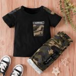 Picture of Set of 2 pcs - Tee + Shorts „Camouflage”
