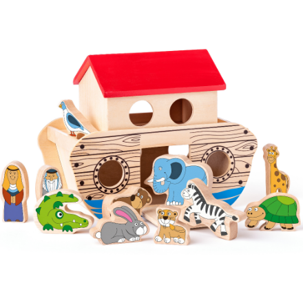 Изображение Развивающая деревянная игрушка-сортер „Ноев ковчег”