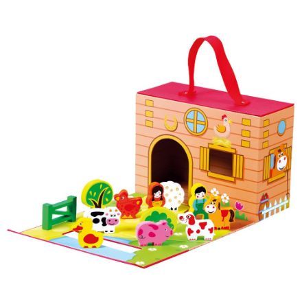 Picture of Farm Animals in travel Case