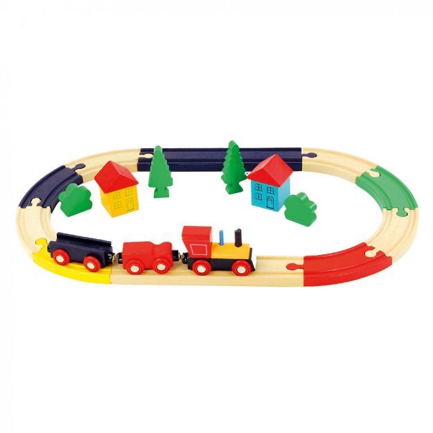 Picture of Wooden Railway Set oval
