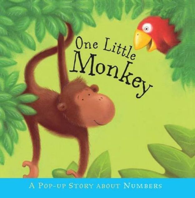 Poza cu One Little Monkey: Pop-up Stories by Ruth Martin